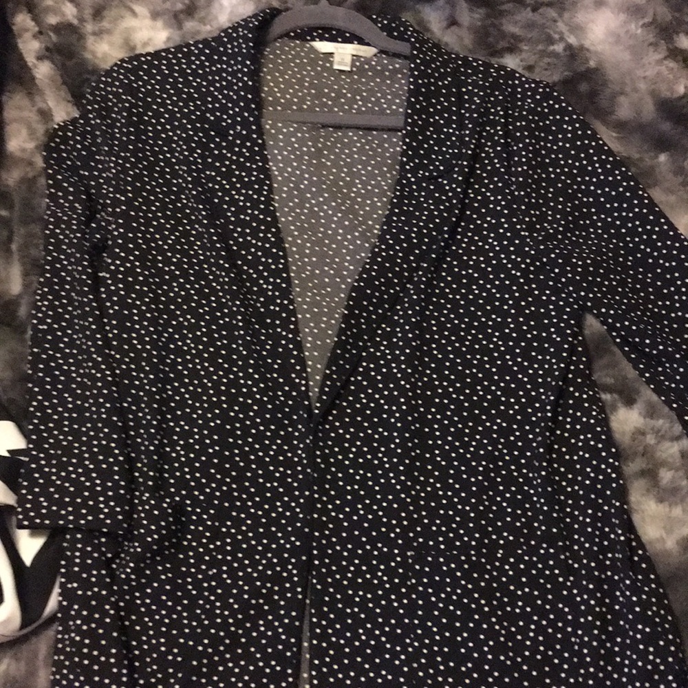 Polka dot blazer